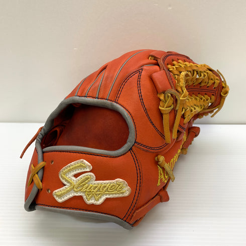 久保田スラッガー KUBOTA SLUGGER 軟式 大人 一般 内野手用 グローブ グラブ 右投げ オーダー 中古品 野球 1371