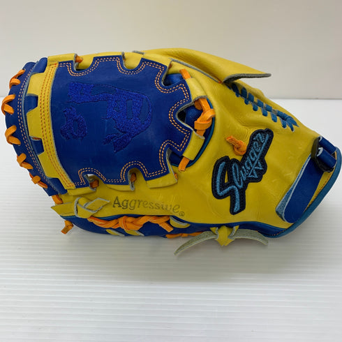 久保田スラッガー KUBOTA SLUGGER 硬式 大人 一般 投手用 グローブ ピッチャー グラブ 左投げ KCW 中古品 箱・グローブ袋付き 野球 6729