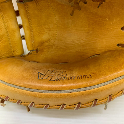 ハタケヤマ HATAKEYAMA KRE-M 軟式 大人 一般 キャッチャーミット 捕手 グローブ グラブ 右投げ 中古品 野球 1558
