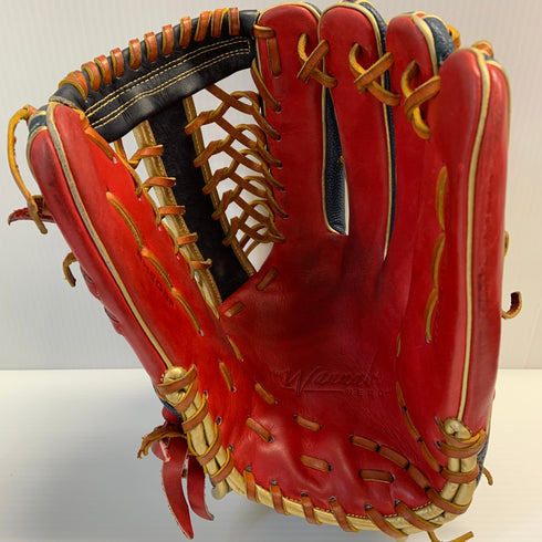 ウィルソン Wilson ワナビーヒーロー 軟式 大人 一般 外野手用 グローブ グラブ 右投げ RHED8F 中古品 野球 8331