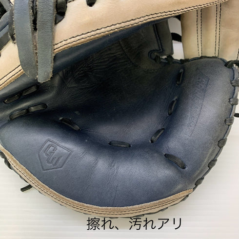 グラブワークス 硬式 大人 一般 キャッチャーミット 捕手 グローブ グラブ 右投げ 中古品 野球 6318