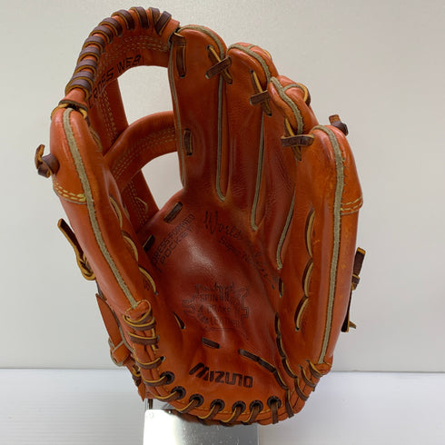ミズノ MIZUNO ワールドウィン Super New Era 信義作 硬式 大人 一般 外野手用 グローブ グラブ 右投げ 中古品 野球 6295