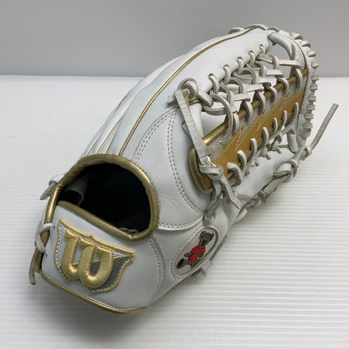ウィルソン Wilson ウィルソンベア 軟式 大人 一般 外野手用 グローブ グラブ 右投げ RBMWW8L 中古品 野球 6685