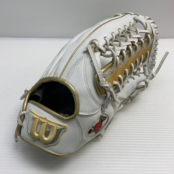 ウィルソン Wilson ウィルソンベア 軟式 大人 一般 外野手用 グローブ グラブ 右投げ RBMWW8L 中古品 野球 6685