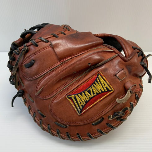 玉澤 TAMAZAWA タマザワ レジェンドフィールド 硬式 大人 一般 キャッチャーミット 捕手 グローブ グラブ 右投げ 中古品 野球 7109