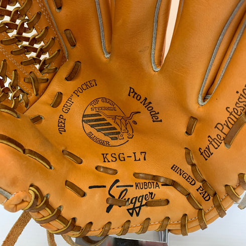 久保田スラッガー KUBOTA SLUGGER KSG-L7 硬式 大人 一般 オールラウンド グローブ グラブ 右投げ 中古品 野球 1508
