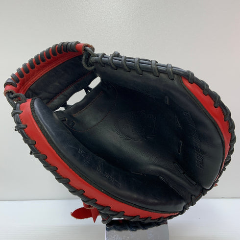 ハタケヤマ HATAKEYAMA 軟式 大人 一般 キャッチャーミット 捕手 グローブ グラブ 右投げ TH-SH19 中古品 野球 6647