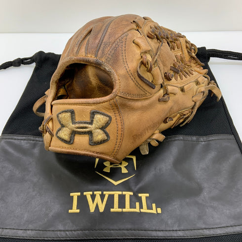 アンダーアーマー Under Armour UA QBB0006 硬式 大人 一般 内野手用 グローブ グラブ 右投げ 中古品 グローブ袋付き 野球 8787