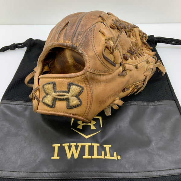 アンダーアーマー Under Armour UA QBB0006 硬式 大人 一般 内野手用 グローブ グラブ 右投げ 中古品 グローブ袋付き 野球 8787