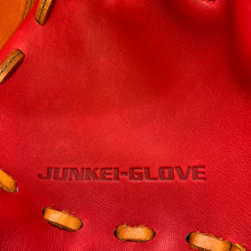 ジュンケイグラブ オーダー 軟式 大人 一般 内野手用 グローブ グラブ 右投げ JG-103AR 中古品 グローブ袋付き 野球 6257
