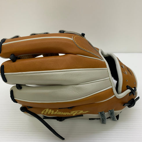 ミズノ MIZUNO ミズノプロHAGAJAPAN 軟式 大人 一般 内野手用 グローブ グラブ 右投げ 中古品 野球 6530