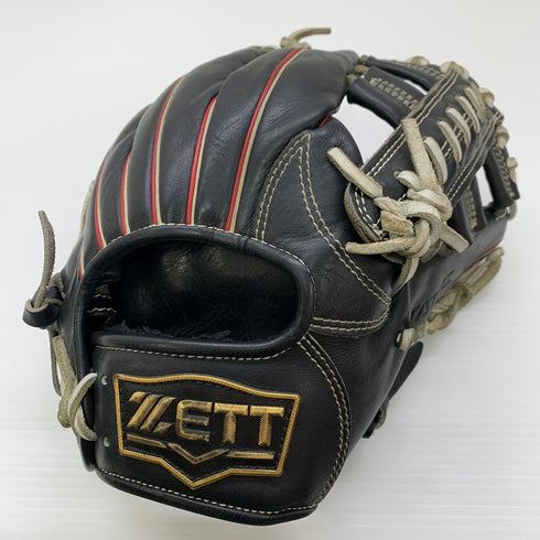ゼット ZETT ネオステイタス BRGB31750 軟式 大人 一般 内野手用 グローブ グラブ 右投げ 中古品 野球 8838