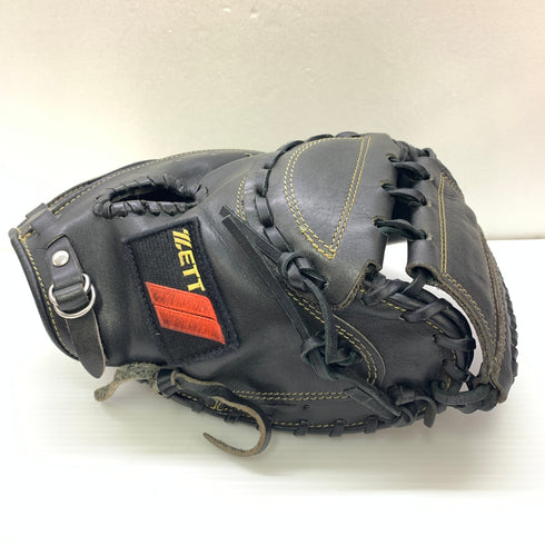 ゼット ZETT L-27 軟式 大人 一般 キャッチャーミット 捕手 グローブ グラブ 右投げ オーダー 中古品 野球 9710