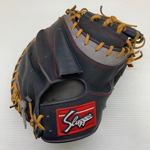 久保田スラッガー KUBOTA SLUGGER 軟式 大人 一般 キャッチャーミット 捕手 グローブ グラブ 右投げ KSM-037 中古品 野球 7617