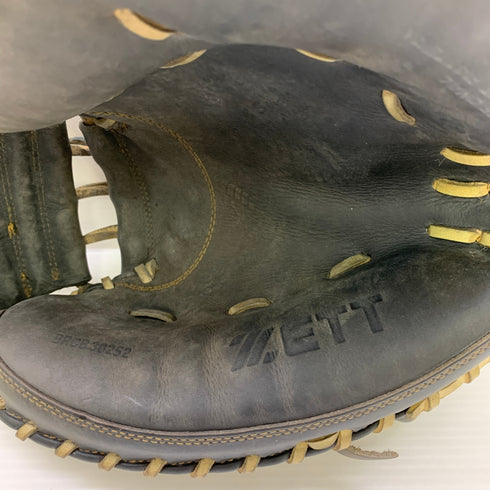 ゼット ZETT プロステイタス PROSTATUS BRCB30252 軟式 大人 一般 キャッチャーミット 捕手 グローブ グラブ 右投げ 中古品 グローブ袋付き 野球 9908