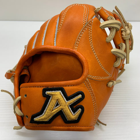 アトムズ ATOMS 日本製 硬式 大人 一般 内野手用 グローブ グラブ 右投げ 中古品 箱・グローブ袋付き 野球 7048