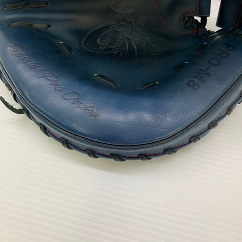 ハタケヤマ HATAKEYAMA PRO-M8 硬式 大人 一般 キャッチャーミット 捕手 グローブ グラブ 右投げ オーダー 中古品 野球 1086