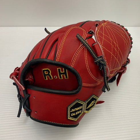 中古品 ジュンケイグラブ JUNKEI-GLOVE 硬式 オールラウンド用オーダーグローブ JG-113 刺繍入り 4465