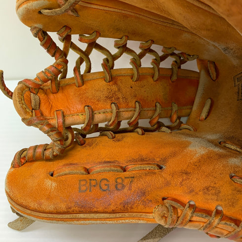 ゼット ZETT プロステイタス PROSTATUS BPG87 硬式 大人 一般 外野手用 グローブ グラブ 右投げ 中古品 野球 1076
