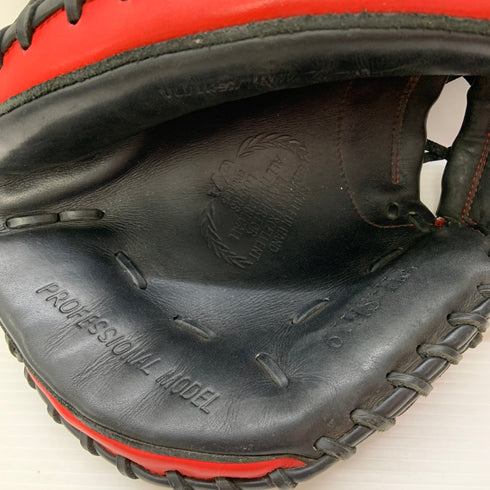 ハタケヤマ HATAKEYAMA 軟式 大人 一般 キャッチャーミット 捕手 グローブ グラブ 右投げ TH-SH19 中古品 野球 6647
