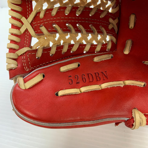 ジームス Zeems 軟式 大人 一般 内野手用 グローブ グラブ 右投げ 526DBN 中古品 グローブ袋付き 野球 7252