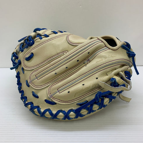 カナメ 要 KANAME 軟式 大人 一般 キャッチャーミット 捕手 グローブ グラブ 右投げ TYPE-C200R 中古品 グローブ袋付き 野球 7600