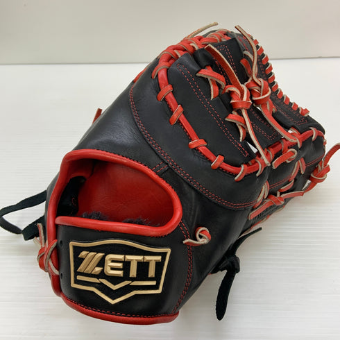 ゼット ZETT 兼用ミット ソフトボール用 大人 一般 ファーストミット 一塁手 捕手 グローブ グラブ 右投げ BSFB52323 中古品 ソフトボール 8062