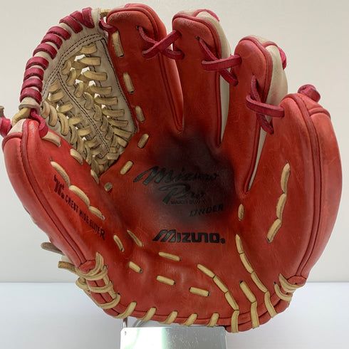ミズノ MIZUNO ミズノプロ mizunopro 軟式 大人 一般 内野手用 グローブ グラブ 右投げ オーダー 中古品 野球 9396