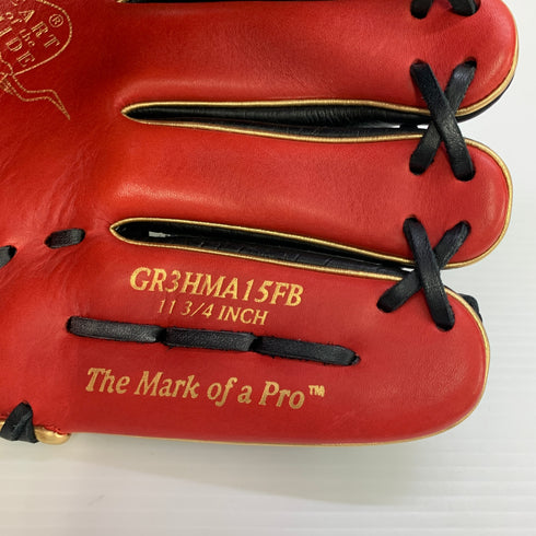 ローリングス Rawlings HOH GR3HMA15FB 軟式 大人 一般 投手用 グローブ ピッチャー グラブ 右投げ 中古品 野球 9341