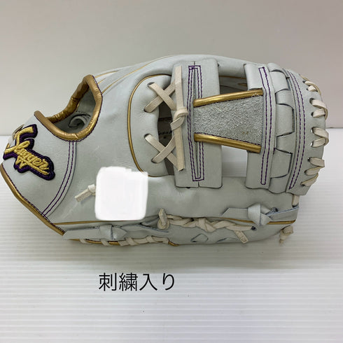 久保田スラッガー KUBOTA SLUGGER 硬式 大人 一般 内野手用 グローブ グラブ 右投げ 中古品 グローブ袋付き 野球 6738