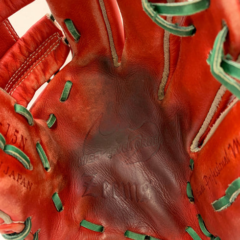 ジームス Zeems 軟式 大人 一般 内野手用 グローブ グラブ 右投げ YH-15N 中古品 野球 6812