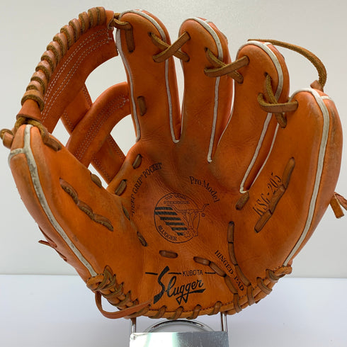 久保田スラッガー KUBOTA SLUGGER KSG-205 軟式 大人 一般 内野手用 グローブ グラブ 右投げ 中古品 野球 8716