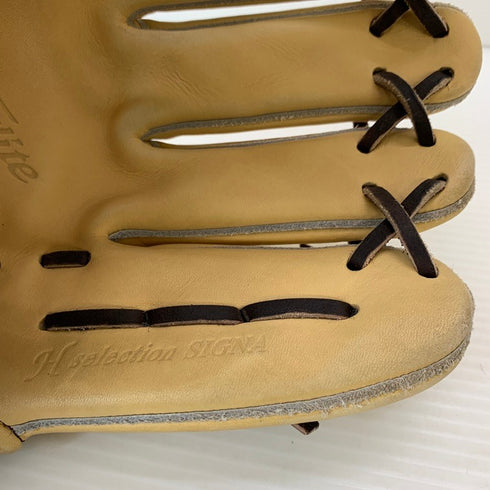 中古品 ミズノ MIZUNO グローバルエリート H selection SIGNA 軟式 内野手用グローブ 1AJGR30403 5011