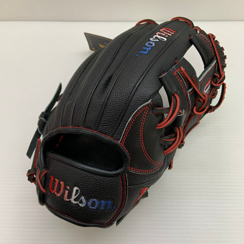 ウィルソン Wilson D-MAX DUAL WBW102481 軟式 大人 一般 内野手用 グローブ グラブ 右投げ タグ付き 野球 9174
