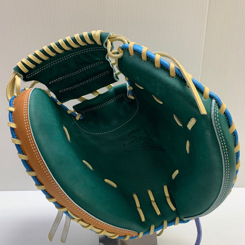 ベースマン BASEMAN BM スペシャルオーダ 軟式 大人 一般 キャッチャーミット 捕手 グローブ グラブ 右投げ 中古品 野球 7800