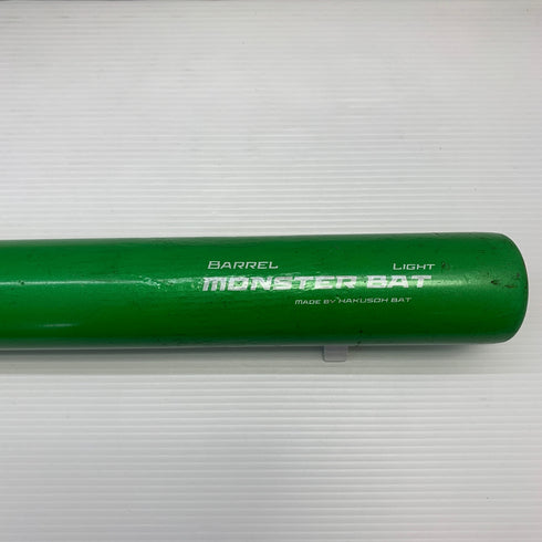 白惣 HAKUSOH モンスターバットライト バレルバット 根鈴道場 トレーニング用 練習 木製バット 中古 野球 8626