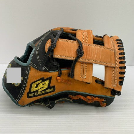 中古品 オンクラウドナイン ON CLOUD NINE 軟式 内野手用グローブ 刺繡入り 3964