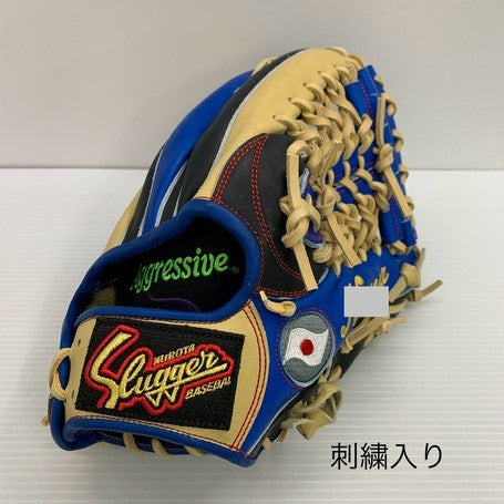 中古品 久保田スラッガー スペシャルオーダー 硬式 外野手用グローブ 刺繍入り 3986