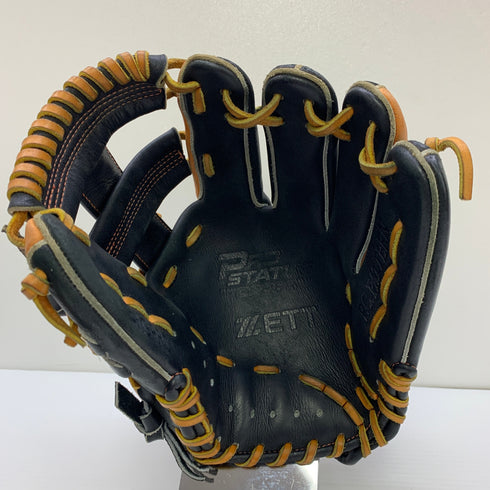 ゼット ZETT プロステイタス PROSTATUS 吉川モデル 軟式 大人 一般 内野手用 グローブ グラブ 右投げ オーダー 中古品 グローブ袋付き 野球 1055