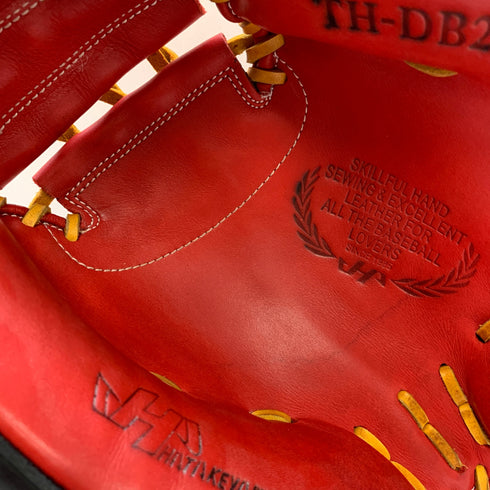 ハタケヤマ HATAKEYAMA 軟式 大人 一般 キャッチャーミット 捕手 グローブ グラブ 右投げ TH-DB29 中古品 野球 7710