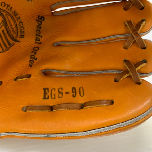 久保田スラッガー KUBOTA SLUGGER 軟式 大人 一般 内野手用 グローブ グラブ 右投げ EGS-90 KSN-24MS 中古品 野球 7889