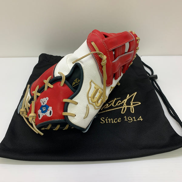 ウィルソン Wilson ウィルソンスタッフ Wilson Staff 軟式 大人 一般 ファーストミット 一塁手 グローブ グラブ 右投げ 中古品 グローブ袋付き 野球 8979