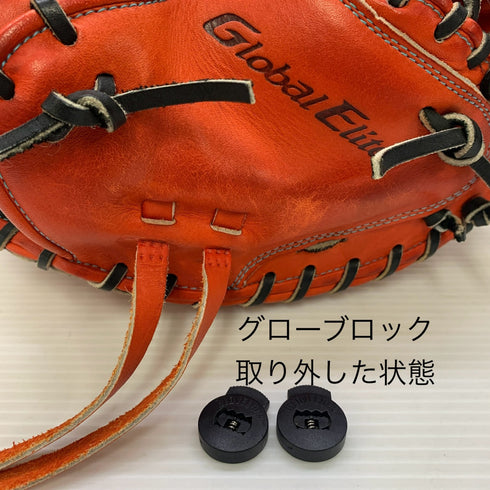 ミズノ MIZUNO グローバルエリート 軟式 大人 一般 キャッチャーミット 捕手 グローブ グラブ 右投げ 中古品 野球 7386