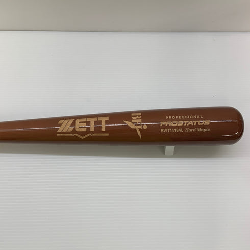 ゼット ZETT プロステイタス 硬式 大人 一般 木製バット(BFJマーク) BWT14184L 中古 野球 7906