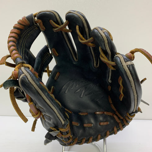 ミズノ MIZUNO ミズノプロ 軟式 大人 一般 内野手用 グローブ グラブ 右投げ 中古品 グローブ袋付き 野球 7649