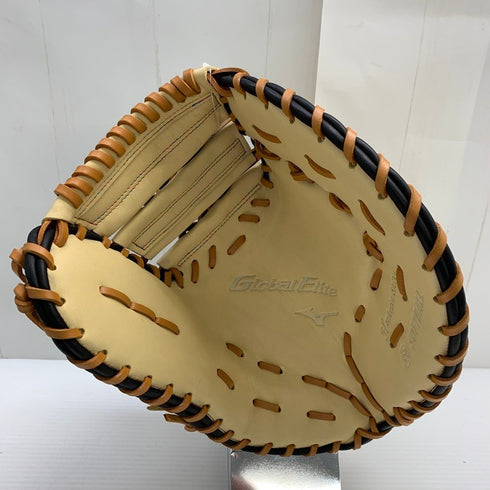 ミズノ MIZUNO グローバルエリート ソフトボール用 大人 一般 キャッチャーミット 捕手 グローブ グラブ 右投げ 1AJCS32300 タグ付き 野球 5886