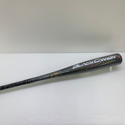 ゼット ZETT ブラックキャノンAパワー 少年軟式 子ども FRP製バット BCT75376 トップバランス 未使用品 ケース付き 野球 8200