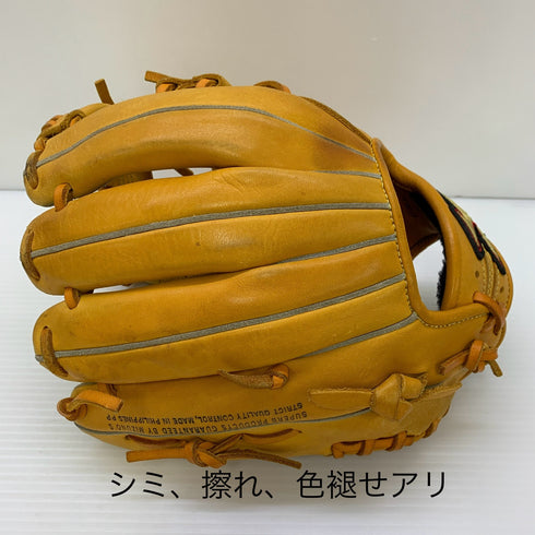 ミズノ MIZUNO ビクトリーステージダイヤモンドマスター 軟式 大人 一般 内野手用 グローブ グラブ 右投げ 2GN30113 中古品 野球 6173