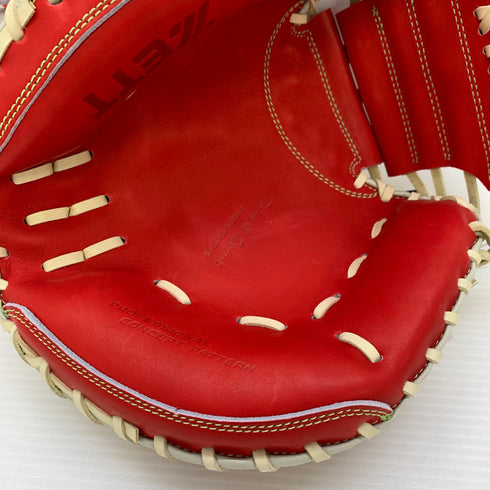 ゼット ZETT プロステイタス 軟式 大人 一般 キャッチャーミット 捕手 グローブ グラブ 右投げ BRCB30222S タグ付き グローブ袋付き 野球 6208