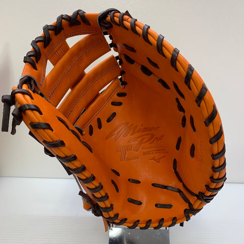ミズノ MIZUNO ミズノプロ 硬式 大人 一般 ファーストミット 一塁手 グローブ グラブ 右投げ HG1025 中古品 箱・グローブ袋付き 野球 7486